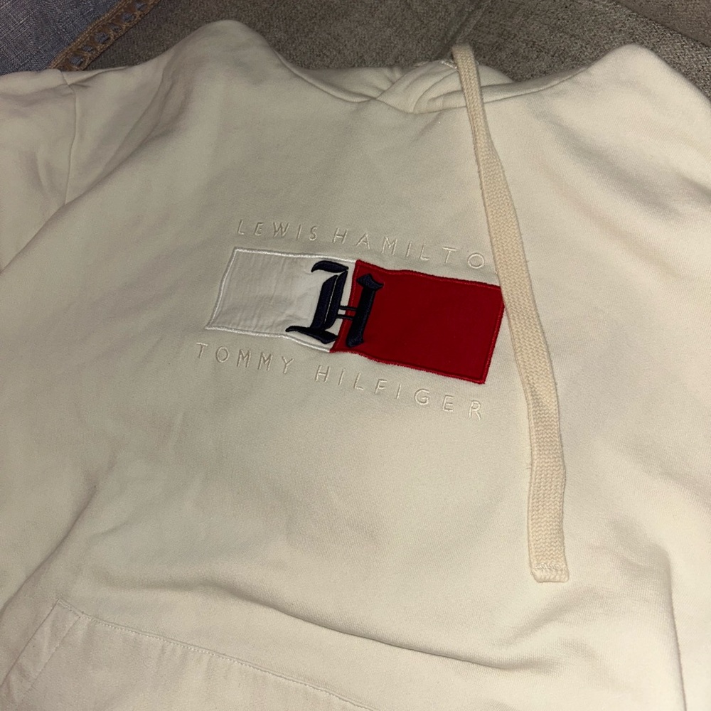 Tommy Hilfiger x Lewis Hamilton Cream Hoodie